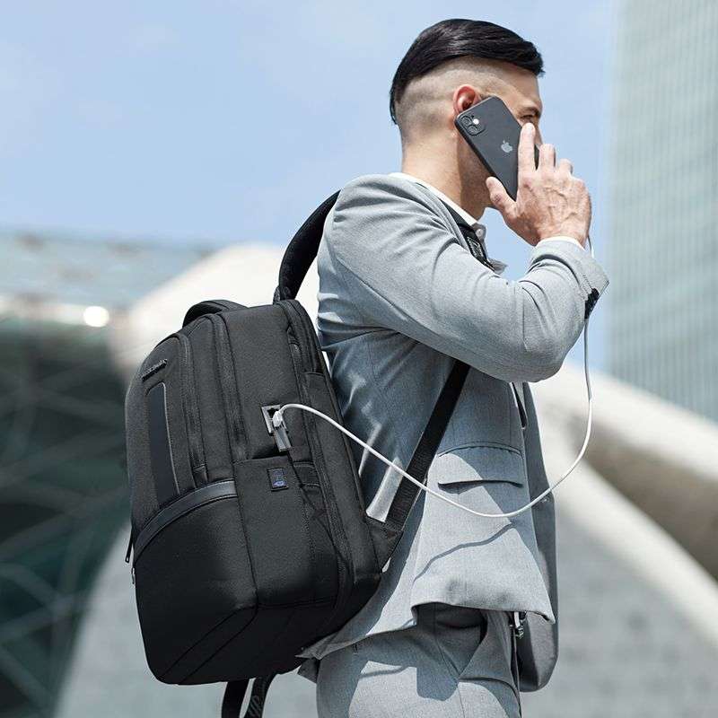 ArcticHunter Comet Multi-Functional Travel Laptop Backpack - Black