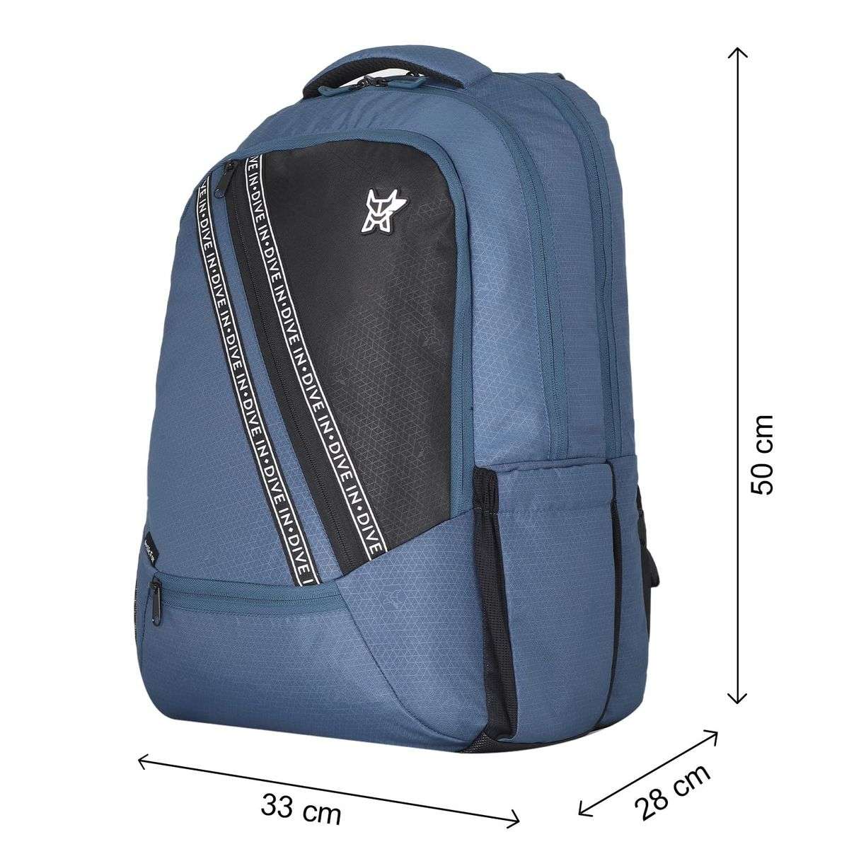 Arctic Fox Caution 15.5 Inch Laptop Backpack - Blue