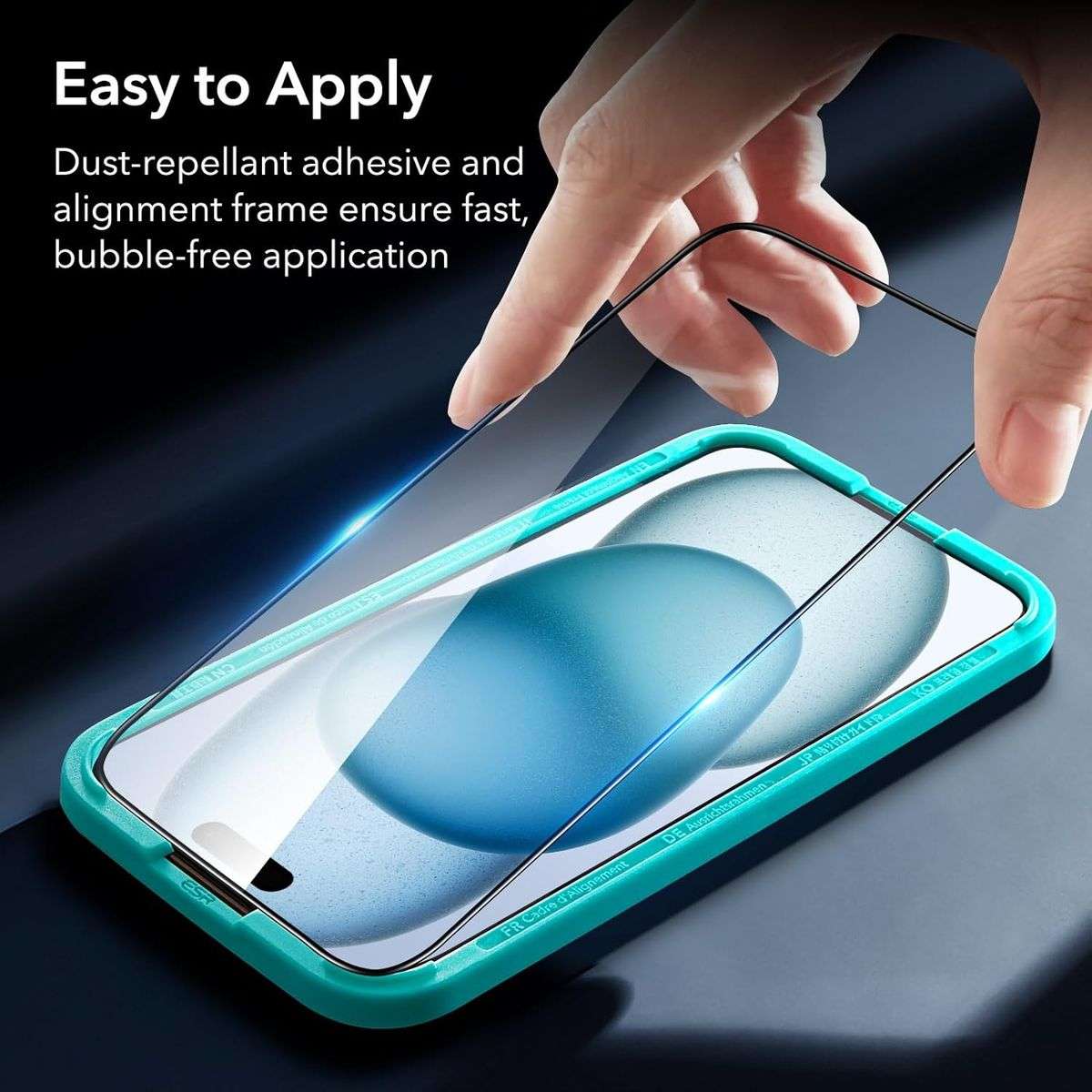 ESR Armorite Glass Screen Protector for iPhone 15 Plus