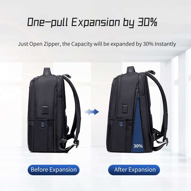ArcticHunter Comet Multi-Functional Travel Laptop Backpack - Black