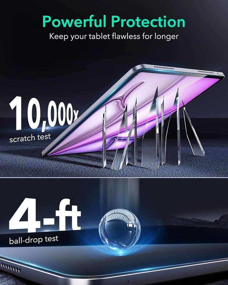 ESR Armorite Screen Protector for iPad Air 13 Inch M2 2024 - 2 Pack