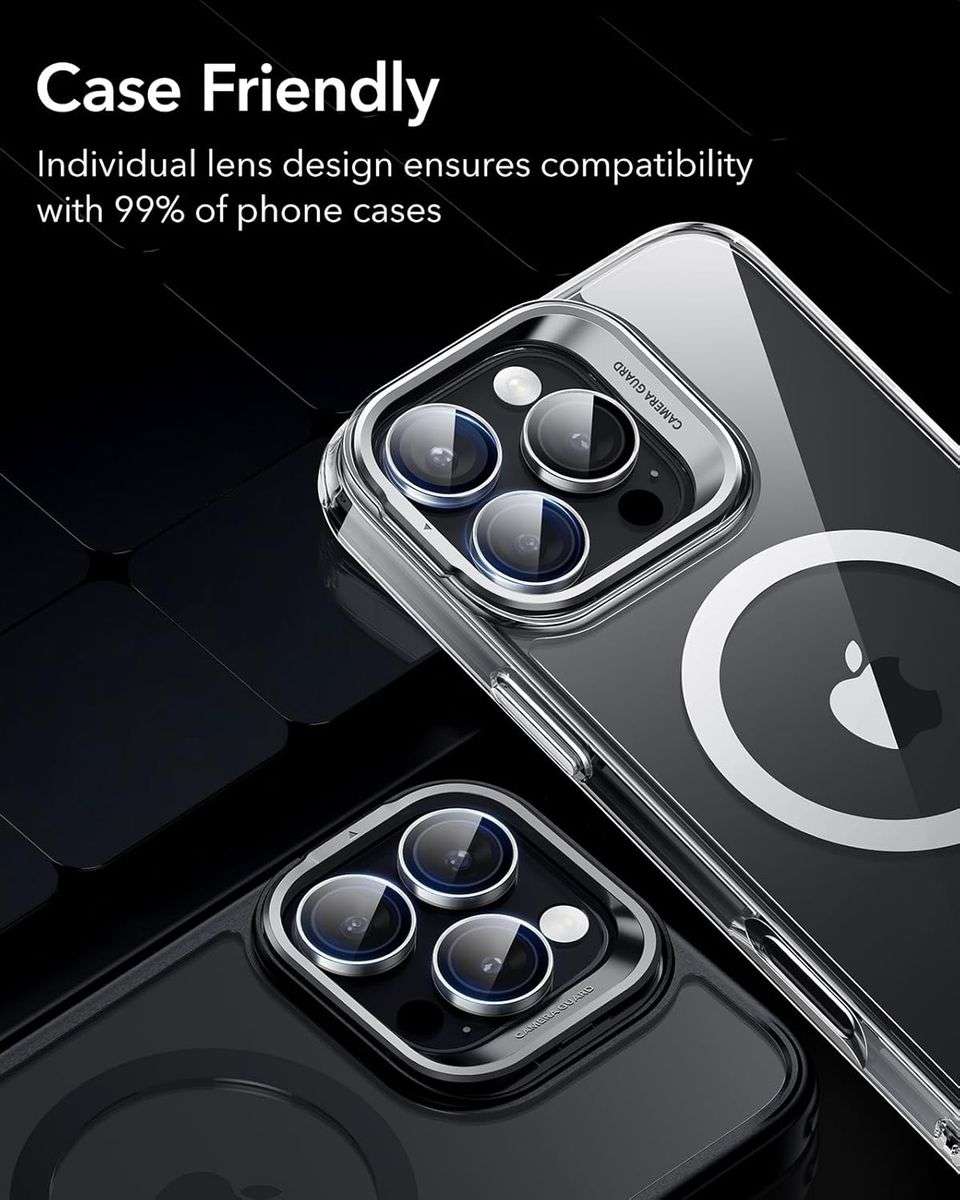 ESR Armorite Camera Lens Protector for iPhone 16 Pro Max/16 Pro Set