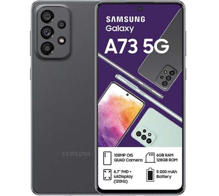 Samsung Galaxy A73 5G 128GB Awesome Grey