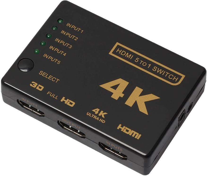 5 PORT HDMI SWITCH 4K REFURB