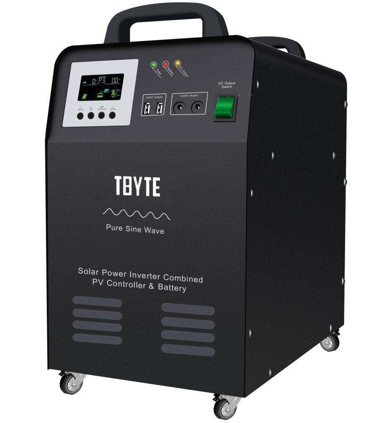 DEMO 500W TROLLEY INVERTER WITH 12V 65AH