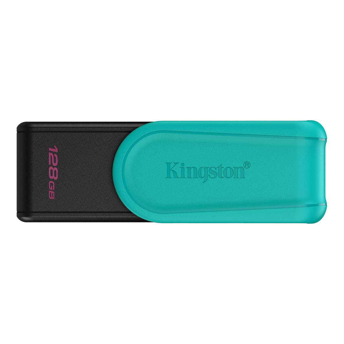 KINGSTON 128GB PORTABLE USB 3.2 GEN 1 DATATRAVELER EXODIA S (BLACK/TURQUOISE)