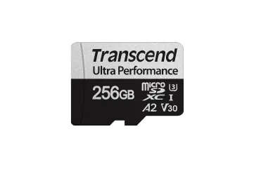 TRANSCEND 340S 256GB ULTRA PERFROMANCE MICRO SD UHS-I  U3 V30 A2 C10 - READ 160 MB/S - WRITE 125M...