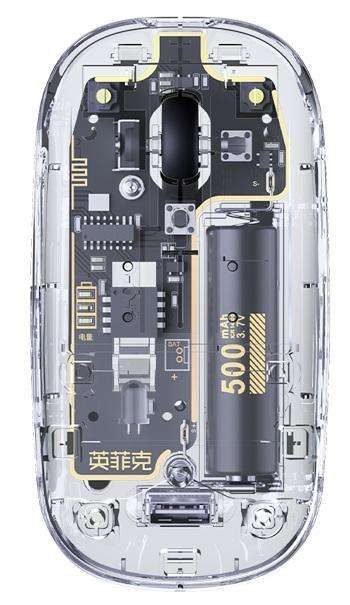 CRYSTAL TRANSPARENT 2.4G MOUSE
