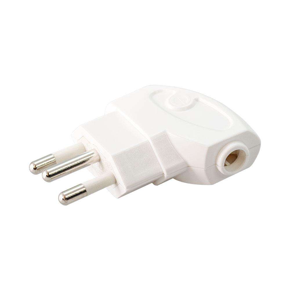 SLIMLINE 3 POINT PLUG 16A WHITE-NEW