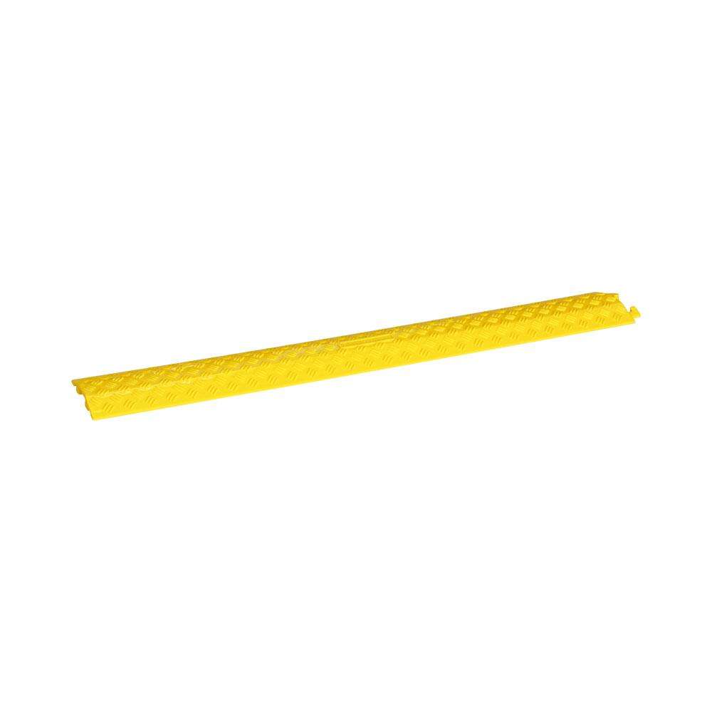 PVC DROP OVER CABLE COVER - YELLOW 1 CH MEDIUM