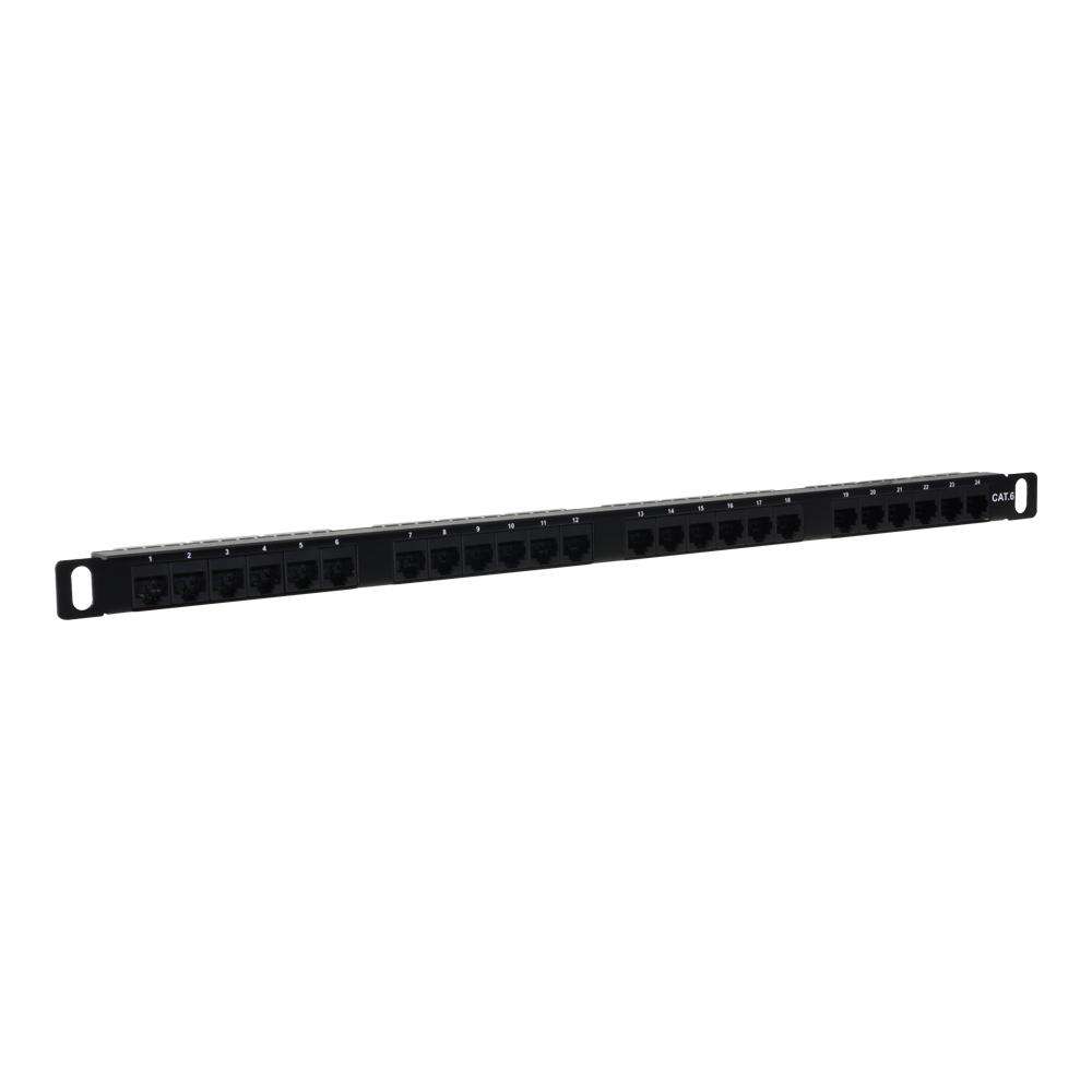 24 PORT PATCH PANEL CAT6 0.5U - FA-2386D-248-C6..