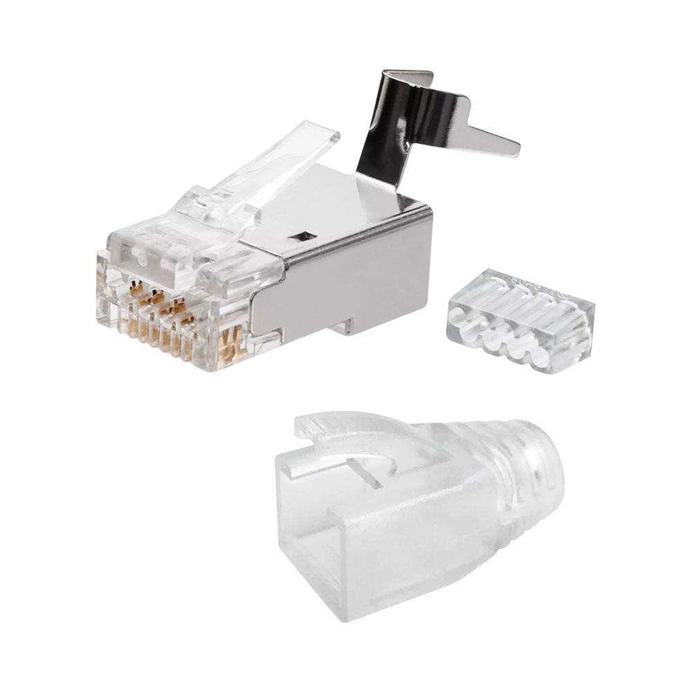 CAT6A / CAT7 STP EASY PASS PLUG & BOOT