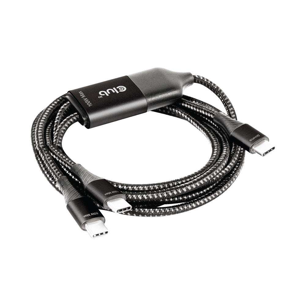 CLUB3D CAC-1527 DUAL TYPE-C CABLE 1.8M