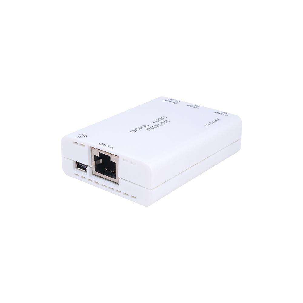 DIGITAL AUDIO OVER SINGLE CAT5E/6/7 RECEIVER