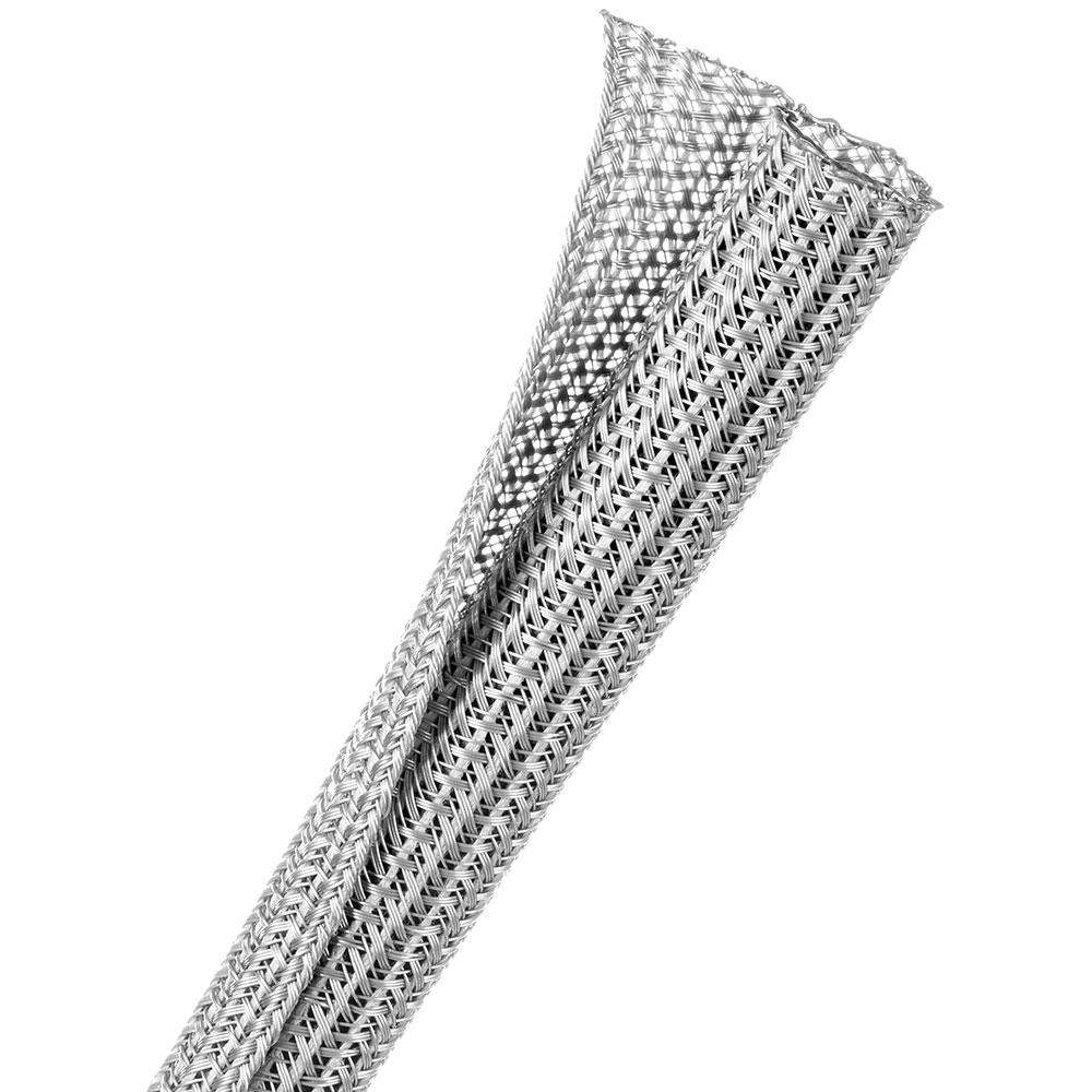 1M WRAPPABLE SPLIT BRAID 12.7MM P.GRAY (F6N0.50PG)