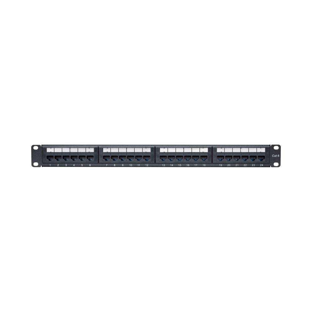 CAT6 24 PORT UNSHIELDED PATCH PANEL