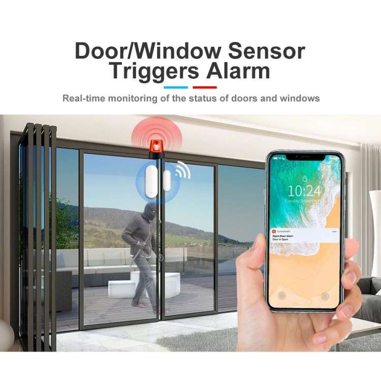WI-FI Door Window Sensor - Smart Wifi Door Windows Sensor