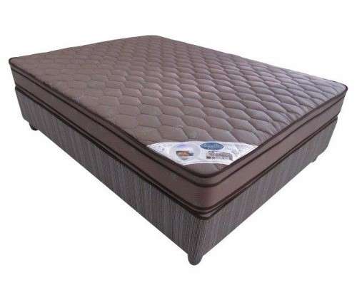 King size bed-Elegance euro top - Medium King base and mattress King 120-140 kgs