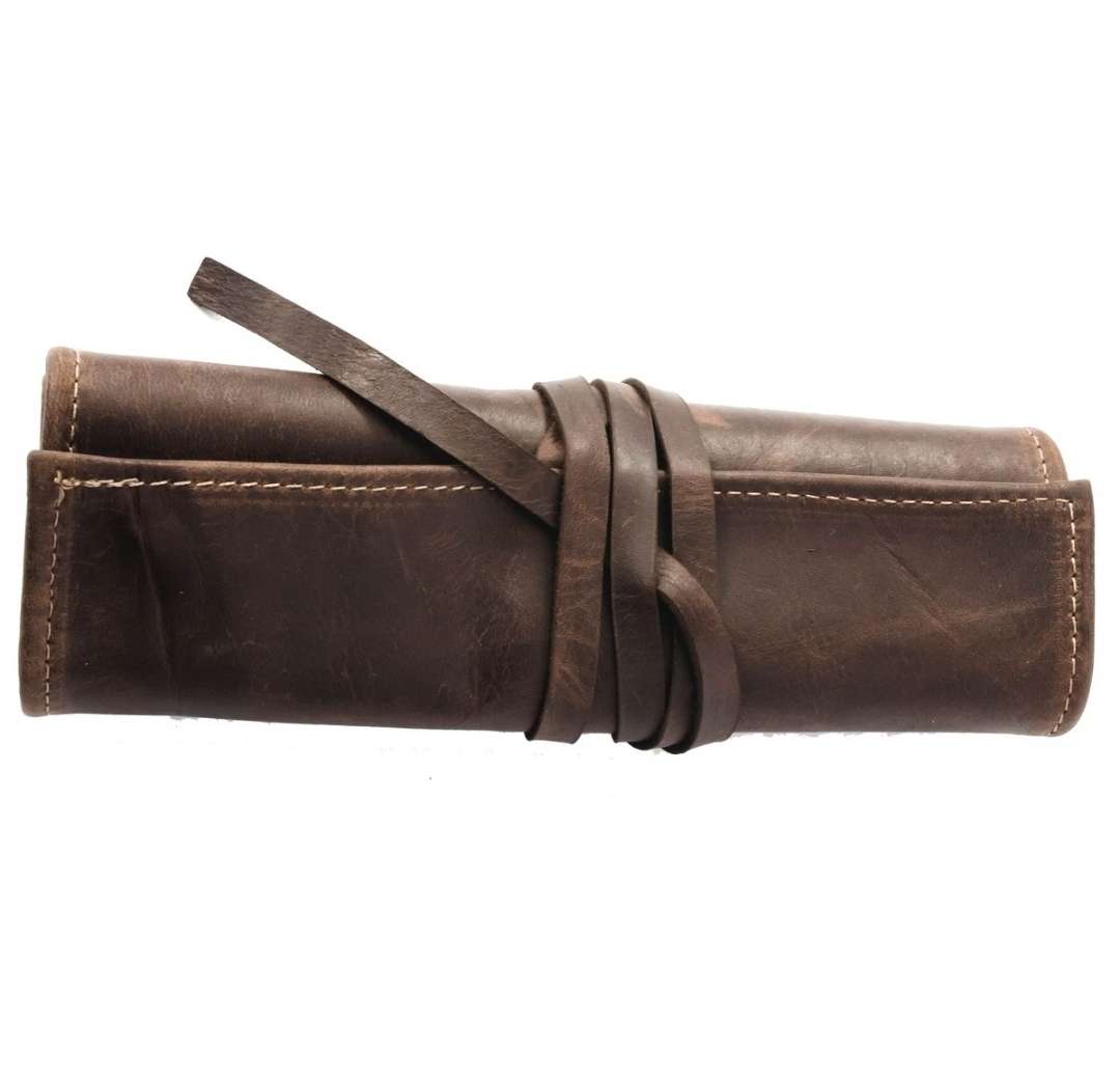 Genuine leather watch roll - Factory shop sale
