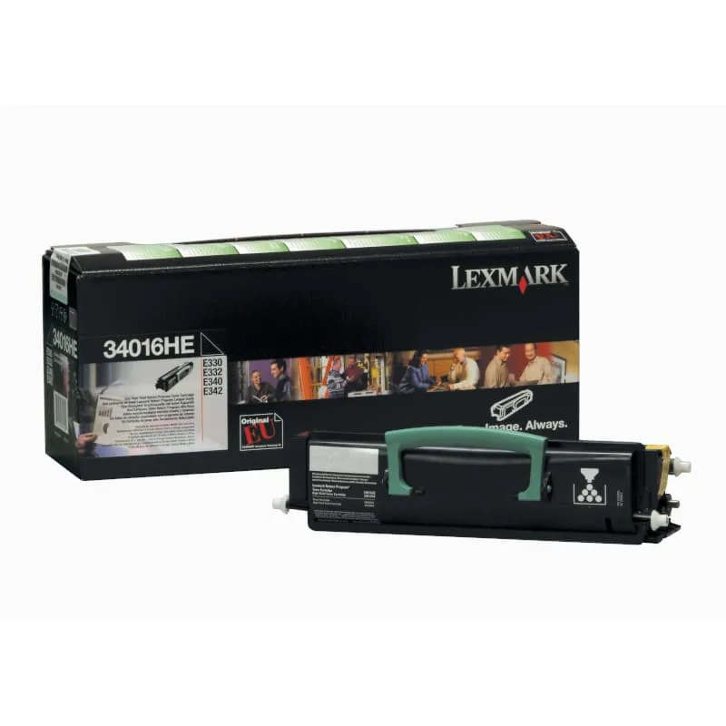 Lexmark E33X, E34X Original Black High Yield Toner Cartridge 34016HE
