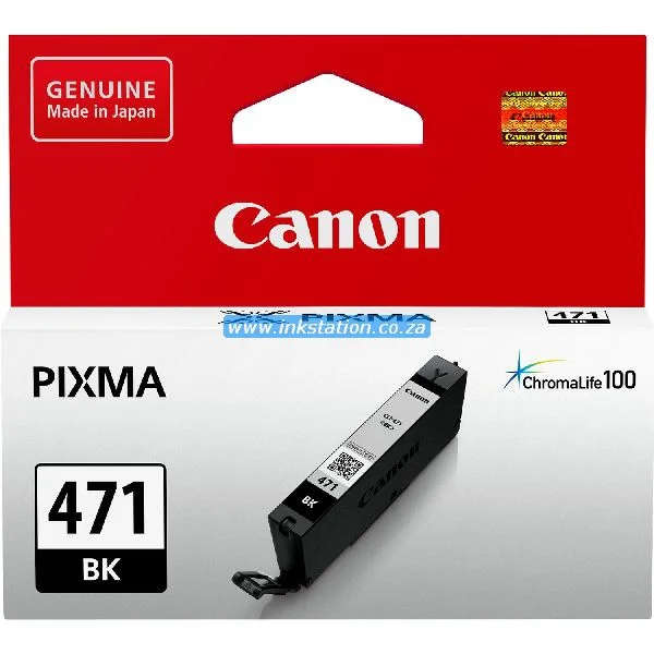 Canon MG5740, MG7740 Original Black Standard Ink Cartridge CLI-471
