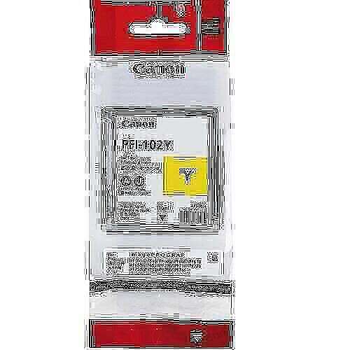 Canon PFI-102Y Original Yellow Printer Ink Tank Cartridge 0898B001