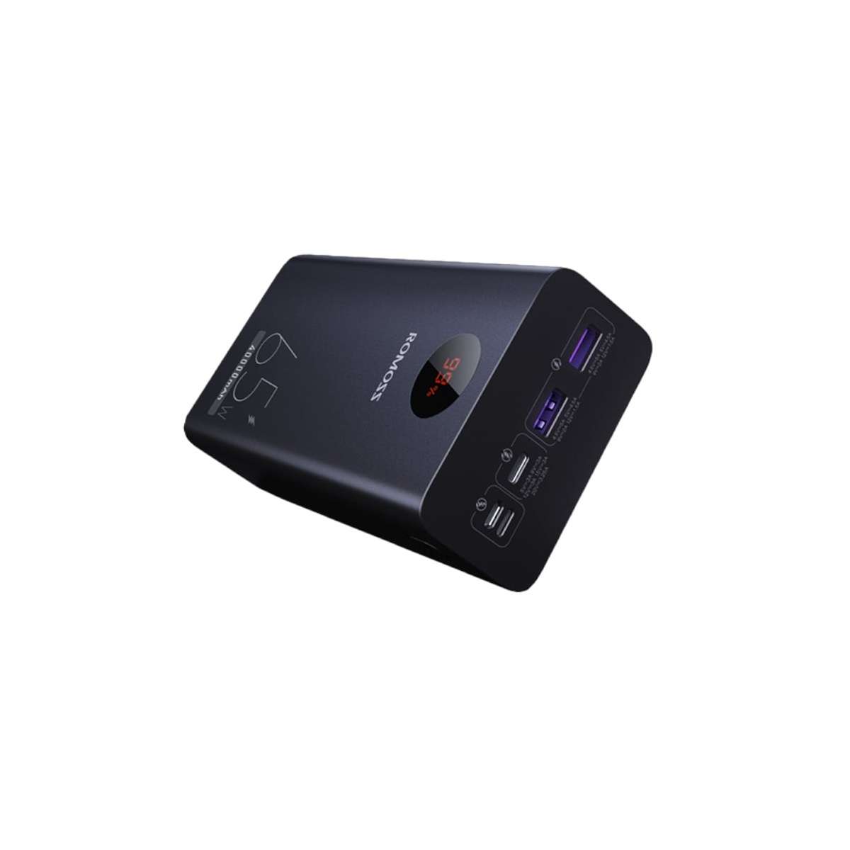 Romoss Power Bank Zeus 40000mAh 65W- Black