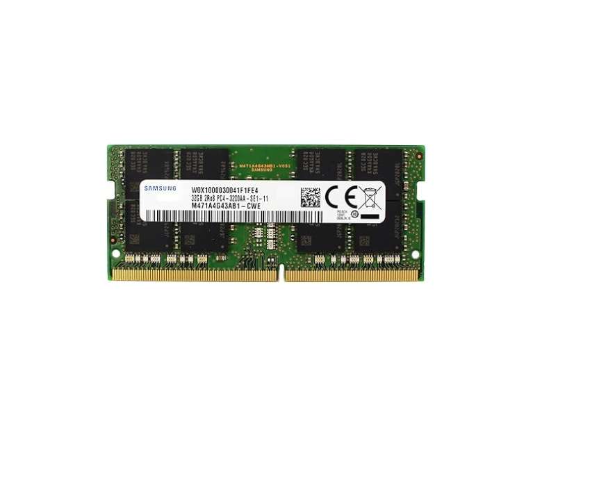 Samsung 32GB (1x32GB) DDR4 3200 MHz PC4-25600 SODIMM 2Rx8 CL22 1.2v 260-PIN Memory RAM Laptop Not...