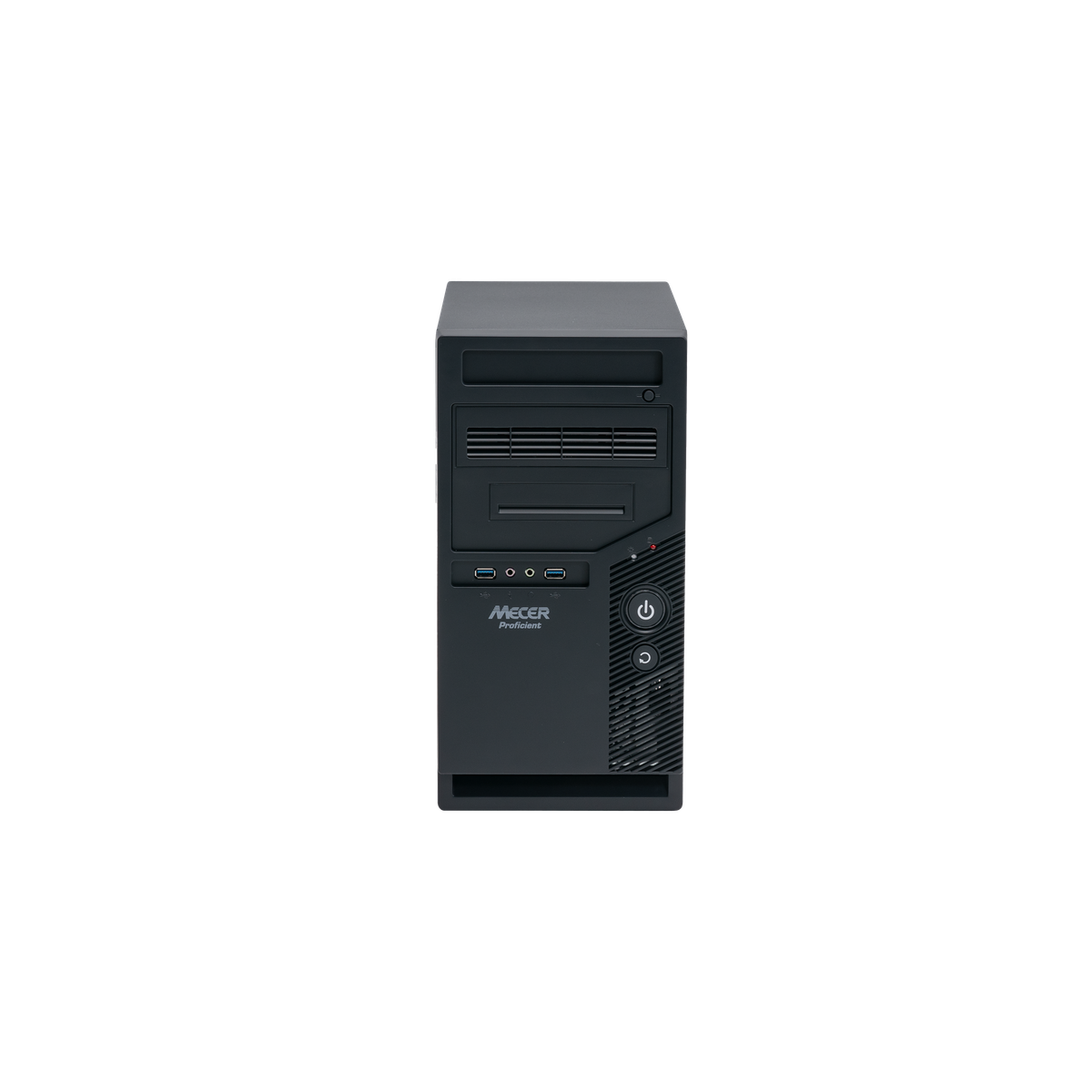 Mecer Xtreme Symphony TMD07 MIDI ATX Tower Case with 500W 80+ PSU  Black
