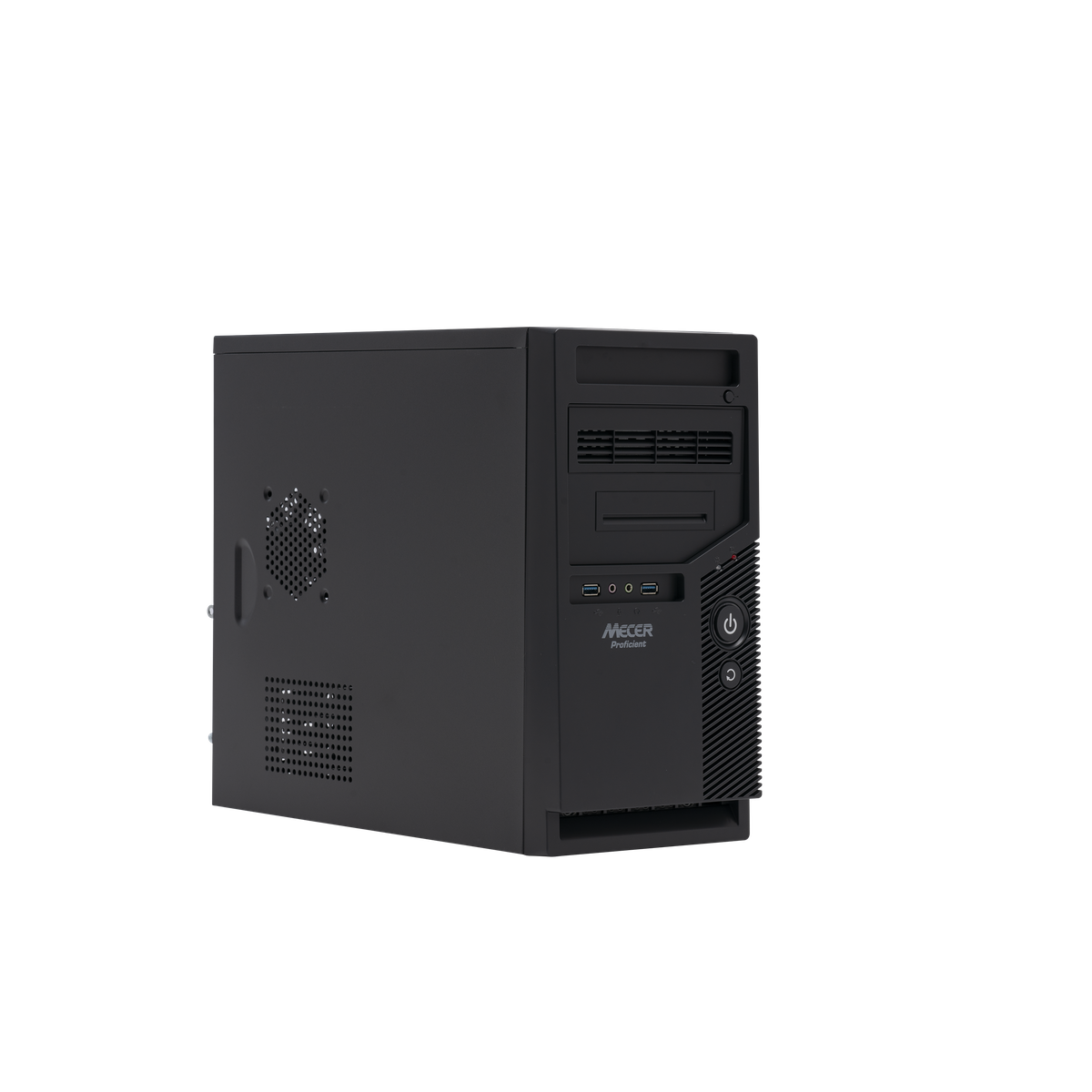 Mecer Xtreme Symphony TMD07 MIDI ATX Tower Case with 500W 80+ PSU  Black