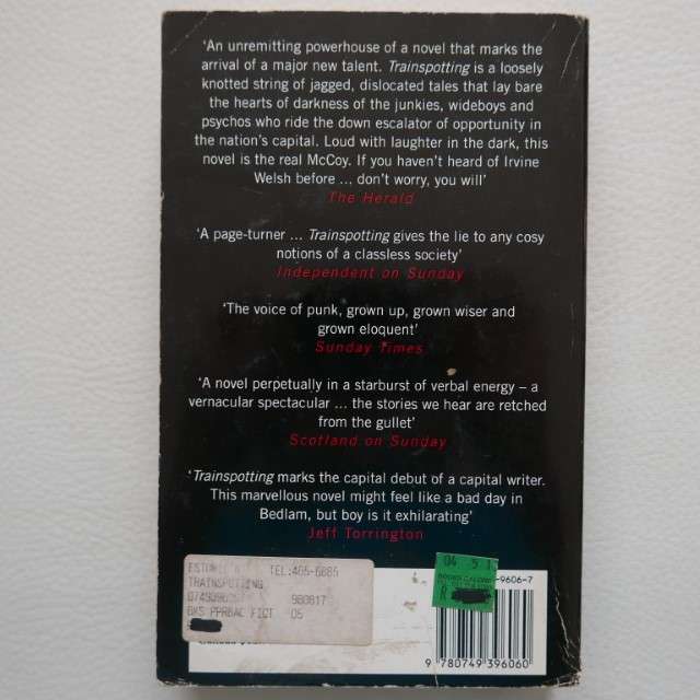 Trainspotting by Irvine Welsh