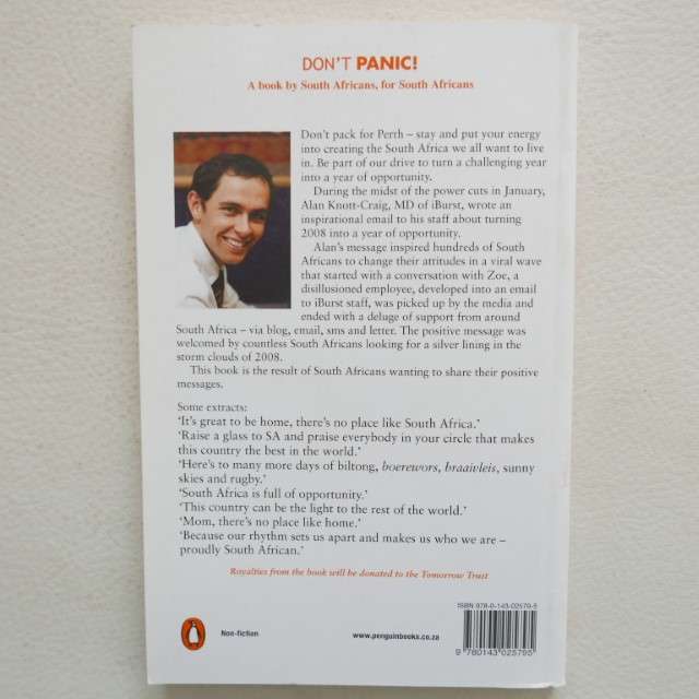 Don't Panic by Alan Knott-Craig