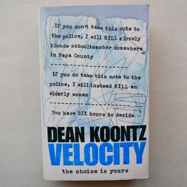 Velocity by Dean Koontz