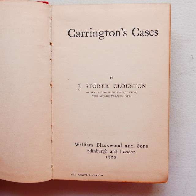 Carrington's Cases by J. Storer Clouston