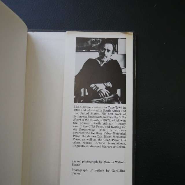 Life & Times of Michael K by J. M. Coetzee