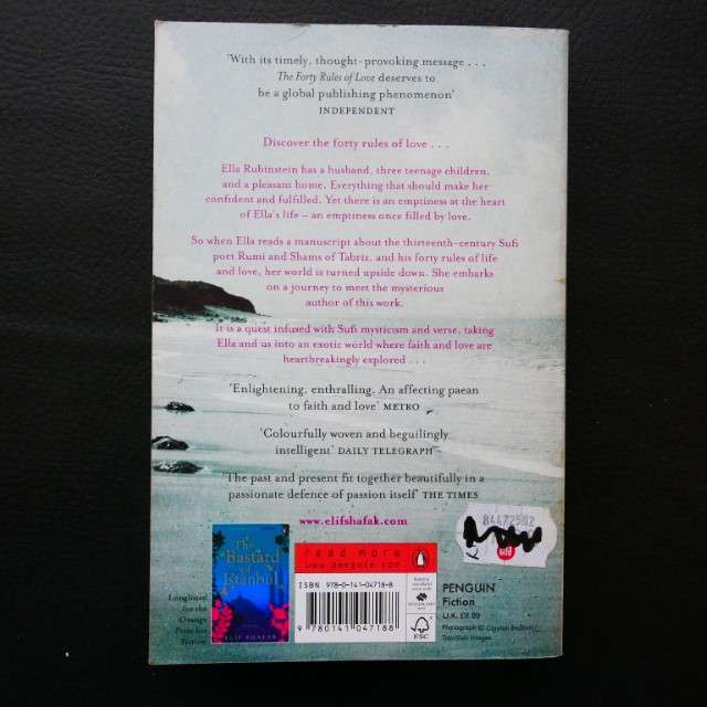 The Forty Rules of Love by Elif Shafak