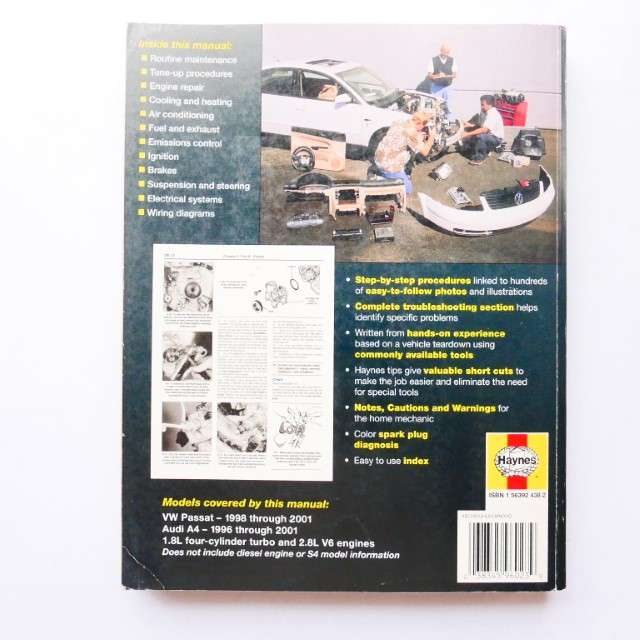 Haynes Repair Manual : VW Passat & Audi A4