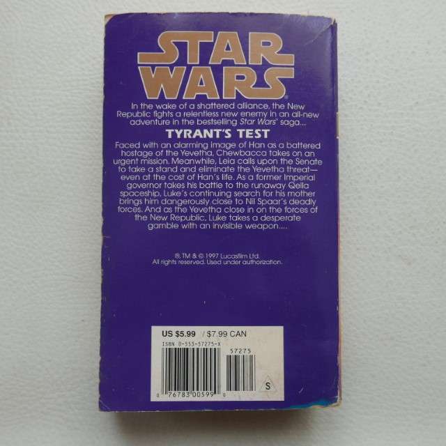 Star Wars : Tyrant's Test by Michael P. Kube-McDowell