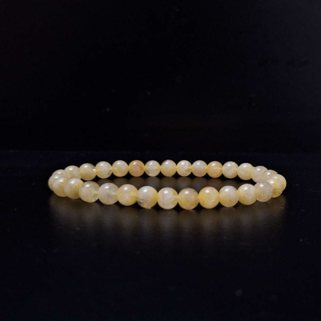 Citrine Quartz 6mm Bracelet
