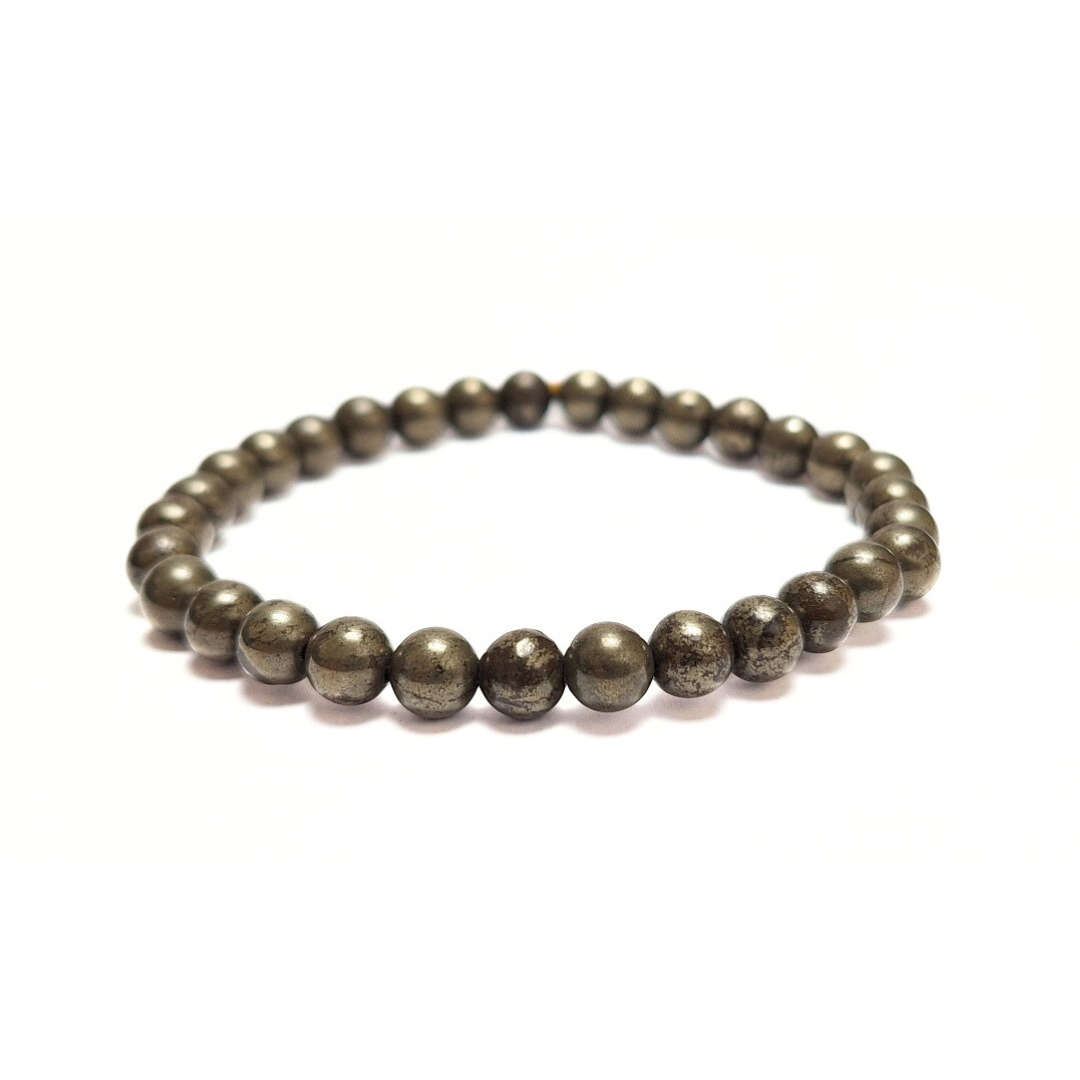 Pyrite 6mm Bracelet