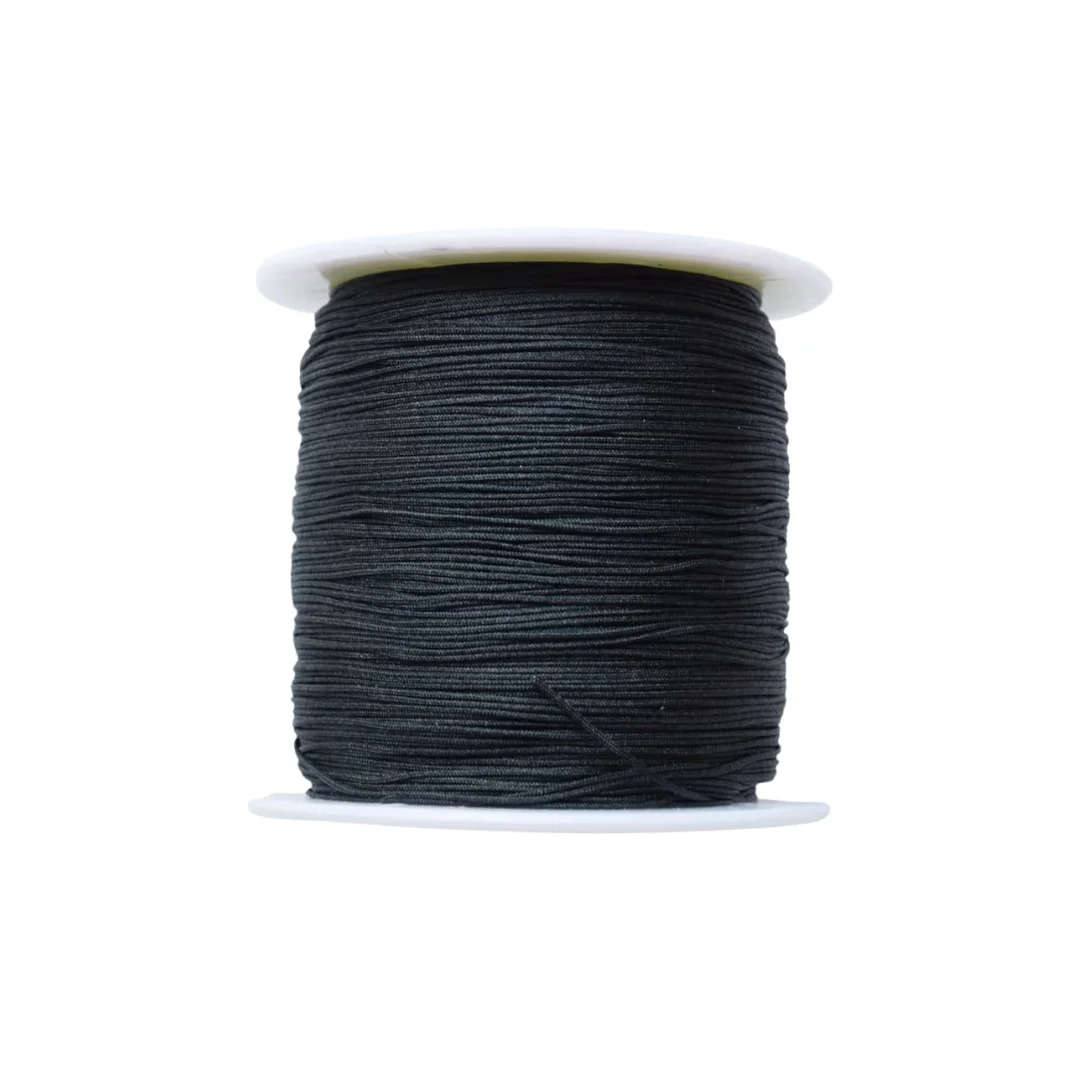 Black Chinese Macrame Knotting Cord 0,5mm