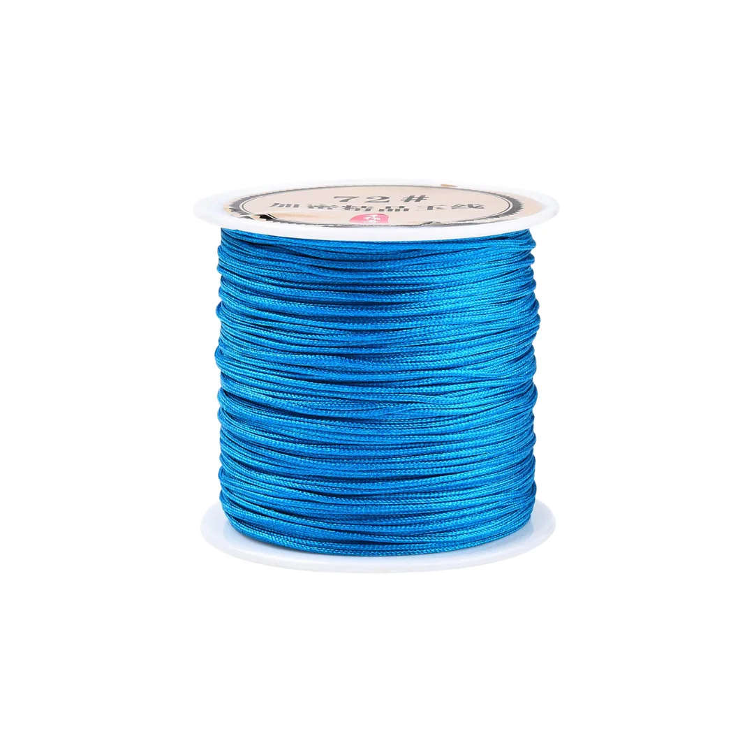 Peacock Blue Chinese Macrame Knotting Cord 0,5mm