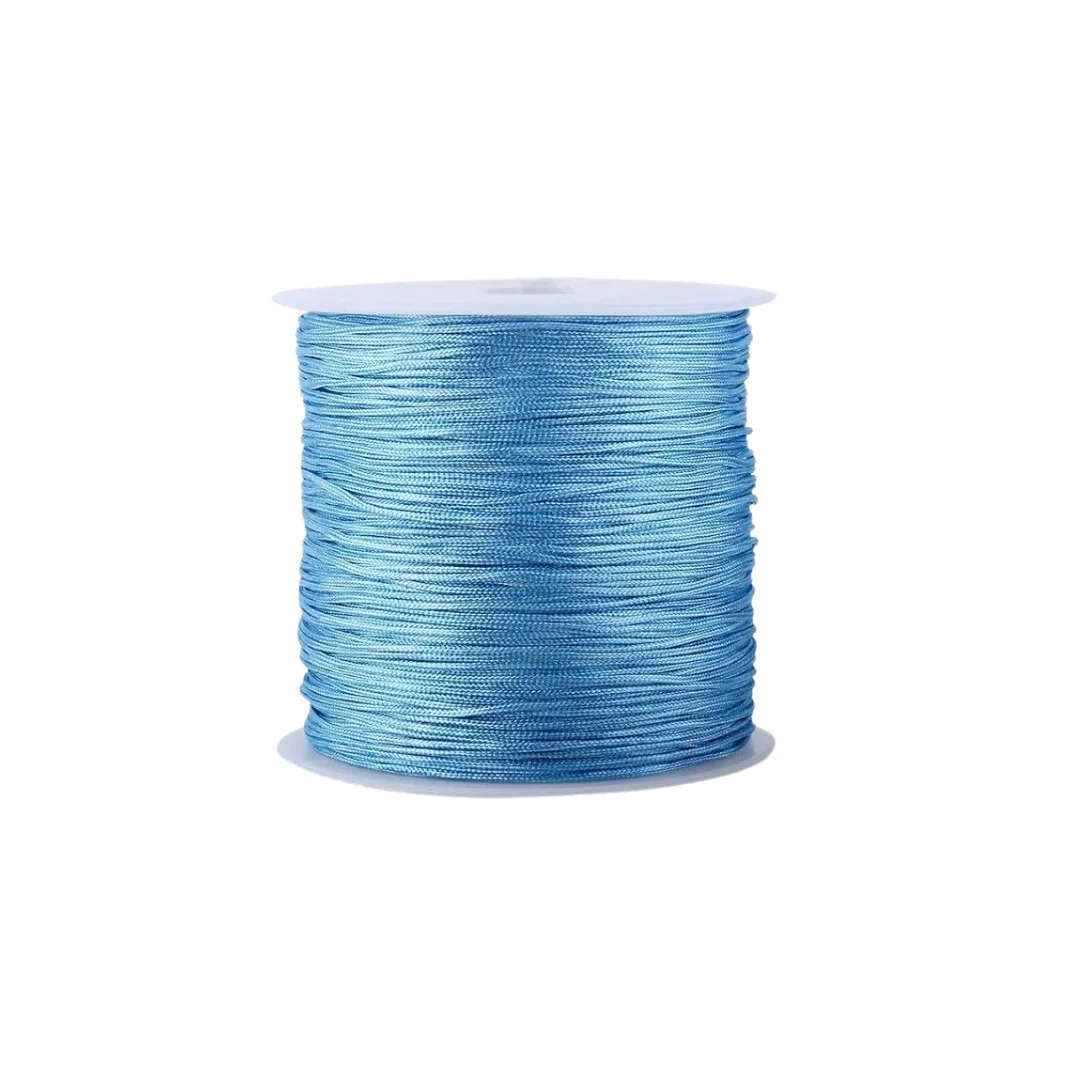 Sky Blue Chinese Macrame Knotting Cord 0,5mm