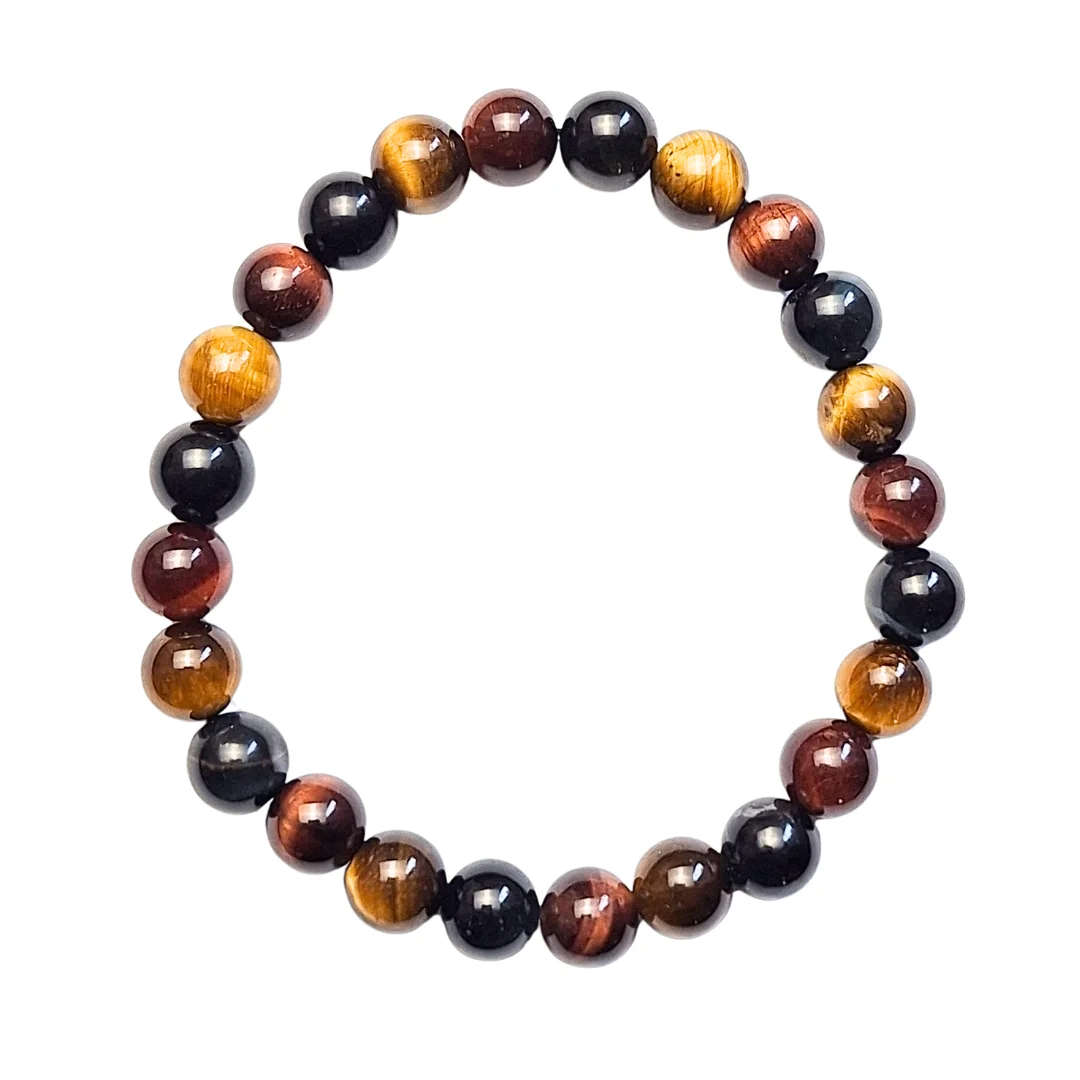 Triple Tigers Eye Bracelet