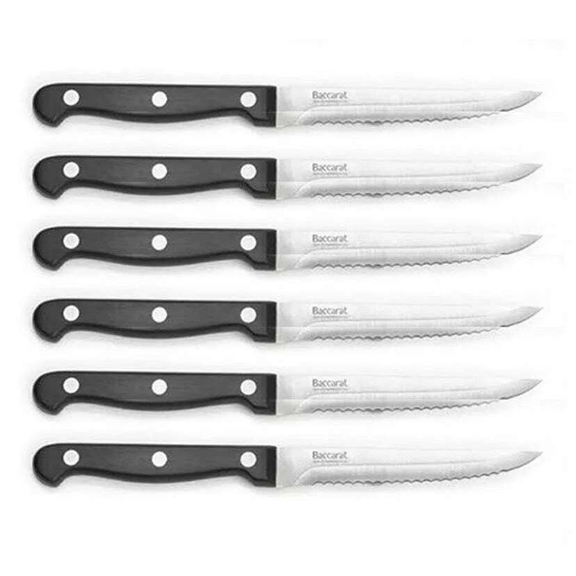 BACCARAT SABRE STEAK KNIFE 6PC