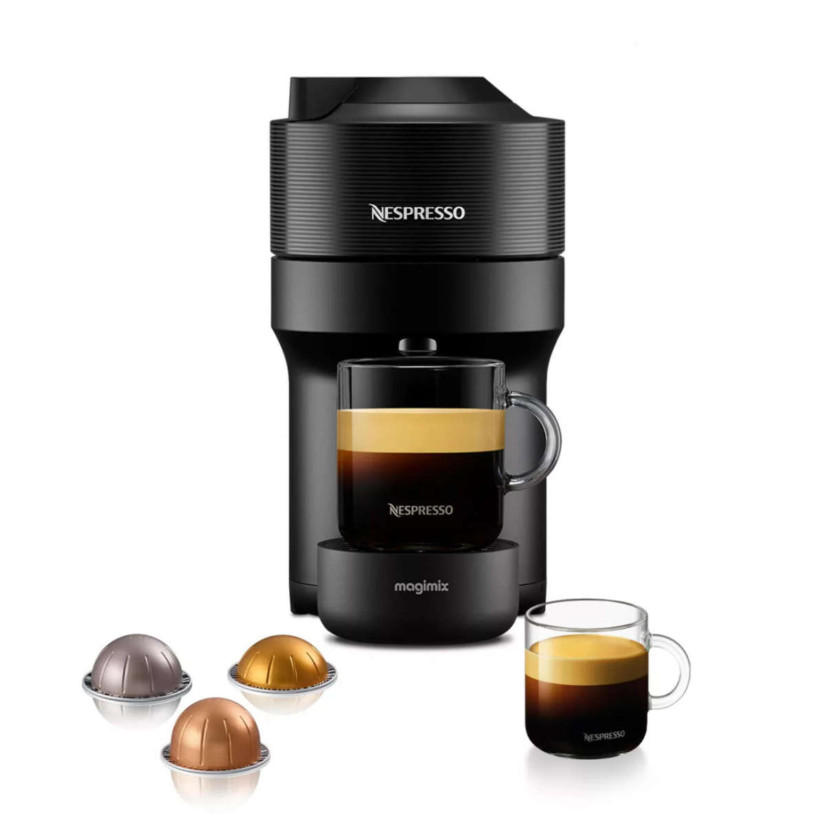 Nespresso Vertuo Pop Coffee Machine Liquorice Black