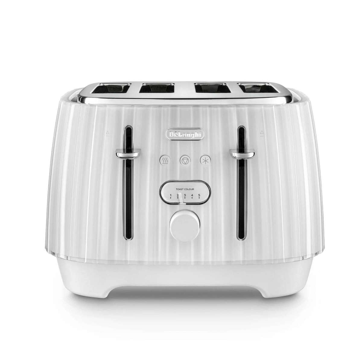 De'longhi Ballerina 4 Slice Toaster Opaline White