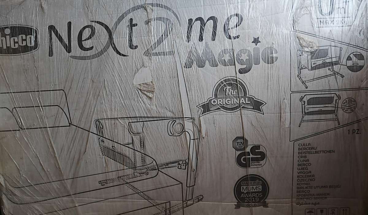 Chicco Next2Me Magic Moon Grey  - Open Box