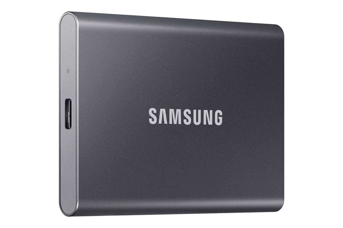 Samsung T7 4TB USB 3.2 Gen 2 Portable SSD Grey