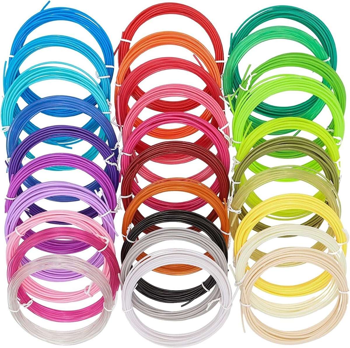 3D Pen Filament Refills  30 Colours